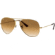 Ray-Ban Aviator Large Metal RB3025 Sunglasses, Arista Crystal Brown Gradient, RB3025 001/51-5514