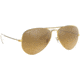 Ray-Ban Aviator Large Metal RB3025 Sunglasses, Arista Crystal Brown Mirror Silver Gradient, RB3025 001/3K-5514