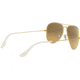 Ray-Ban Aviator Large Metal RB3025 Sunglasses, Arista Crystal Brown Mirror Silver Gradient, RB3025 001/3K-5514
