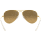 Ray-Ban Aviator Large Metal RB3025 Sunglasses, Arista Crystal Brown Mirror Silver Gradient, RB3025 001/3K-5514