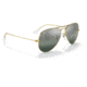 Ray-Ban Aviator Large Metal RB3025 Sunglasses, Legend Gold Frame, Silver/Blue Chromance Lens, Polarized, 55, RB3025-9196G6-55