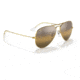 Ray-Ban Aviator Large Metal RB3025 Sunglasses, Legend Gold Frame, Silver/Brown Chromance Lens, Polarized, 55, RB3025-9196G5-55