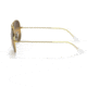 Ray-Ban Aviator Large Metal RB3025 Sunglasses, Legend Gold Frame, Silver/Brown Chromance Lens, Polarized, 55, RB3025-9196G5-55