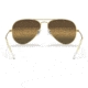 Ray-Ban Aviator Large Metal RB3025 Sunglasses, Legend Gold Frame, Silver/Brown Chromance Lens, Polarized, 55, RB3025-9196G5-55