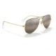 Ray-Ban Aviator Large Metal RB3025 Sunglasses, Legend Gold Frame, Silver/Grey Chromance Lens, Polarized, 55, RB3025-9196G3-55