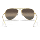 Ray-Ban Aviator Large Metal RB3025 Sunglasses, Legend Gold Frame, Silver/Grey Chromance Lens, Polarized, 55, RB3025-9196G3-55