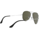 Ray-Ban Aviator Large Metal RB3025 Sunglasses, Silver Frame, Crystal Gray Mirror 55 mm Lenses, W3275-5514