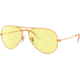 Ray-Ban Aviator Large Metal RB3025 Sunglasses, Orange, 55, RB3025-9220T4-55