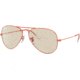 Ray-Ban Aviator Large Metal RB3025 Sunglasses, Red, 55, RB3025-9221T2-55