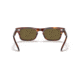 Ray-Ban Burbank JR RJ9083S Sunglasses, Dark Brown Lenses, Striped Havana, 43, RJ9083S-710373-43