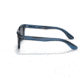 Ray-Ban Burbank JR RJ9083S Sunglasses, Dark Grey Lenses, Striped Blue, 43, RJ9083S-707287-43