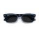 Ray-Ban Burbank JR RJ9083S Sunglasses, Dark Grey Lenses, Striped Blue, 43, RJ9083S-707287-43