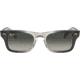 Ray-Ban Burbank JR RJ9083S Sunglasses, Gradient Grey Lenses, Transparent Grey, 43, RJ9083S-710411-43