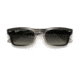 Ray-Ban Burbank JR RJ9083S Sunglasses, Gradient Grey Lenses, Transparent Grey, 43, RJ9083S-710411-43