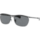 Ray-Ban Olympian II Deluxe RB3619 Sunglasses, Black, Dark Grey, 60, RB3619-002-B1-60