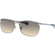 Ray-Ban Olympian II Deluxe RB3619 Sunglasses, Gunmetal, 60, RB3619-004-32-60