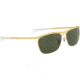 Ray-Ban Olympian II Deluxe RB3619 Sunglasses, Legend Gold, G-15 Green, 60, RB3619-919631-60