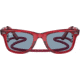 Ray-Ban Original Wayfarer RB2140F Sunglasses, Transparent Red, Blue Lenses, 52, RB2140F-661456-52