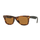 Ray-Ban Original Wayfarer Sunglasses RB2140 1160-50 - Spotted Brown Havana Frame, Brown Lenses