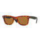 Ray-Ban Original Wayfarer Sunglasses RB2140 1161-50 - Spotted Red Havana Frame, Brown Lenses