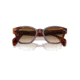 Ray-Ban RB0880S Sunglasses, Striped Havana Frame, Clear Gradient Brown Lens, 49, RB0880S-954-51-49