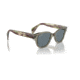 Ray-Ban RB0880S Sunglasses, Transparent Green Frame, Dark Blue Polarized Lens, 49, RB0880S-66353R-49