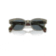 Ray-Ban RB0880S Sunglasses, Transparent Green Frame, Dark Blue Polarized Lens, 49, RB0880S-66353R-49