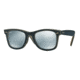 Ray-Ban RB2140F Sunglasses 119430-52 - Jeans Blue/jeans Green Brown Frame, Light Green Mirror Silver Lenses