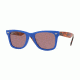 Ray-Ban RB2140F Sunglasses 1241W0-54 - Blue Frame, Violet Polar Lenses