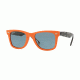 Ray-Ban RB2140F Sunglasses 124252-52 - Orange Frame, Blue Polar Lenses