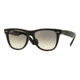 Ray-Ban RB2140F Sunglasses 901/32-52 - Black Frame, Crystal Grey Gradient Lenses