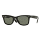 Ray-Ban RB2140F Sunglasses 901/58-52 - Black Frame, Crystal Green Polarized Lenses