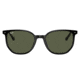 Ray-Ban RB2197 Elliot Sunglasses, Black Frame, Green Lens, 50, RB2197-901-31-50