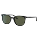Ray-Ban RB2197 Elliot Sunglasses, Black Frame, Green Lens, 50, RB2197-901-31-50