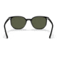 Ray-Ban RB2197F Elliot Sunglasses, Shiny Black Frame, Green Lens, Asian Fit, 54, RB2197F-901-31-54
