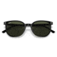 Ray-Ban RB2197F Elliot Sunglasses, Shiny Black Frame, Green Lens, Asian Fit, 54, RB2197F-901-31-54