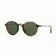 Ray-Ban RB2447F Sunglasses 1157-49 - Spotted Black Havana Frame, Green Lenses