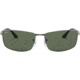 Ray-Ban RB3498 Sunglasses 004/71-6417 - Gunmetal Frame, Green Lenses