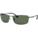Ray-Ban RB3498 Sunglasses 004/71-6417 - Gunmetal Frame, Green Lenses