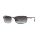 Ray-Ban RB3498 Sunglasses 029/8G-64 - Matte Gunmetal Frame, Grey Gradient Blue Lenses