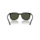 Ray-Ban RB4386F Sunglasses, Black Frame, Green Lens, Asian Fit, 55, RB4386F-601-31-55