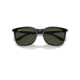 Ray-Ban RB4386F Sunglasses, Black Frame, Green Lens, Asian Fit, 55, RB4386F-601-31-55
