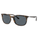 Ray-Ban RB4386F Sunglasses, Havana Frame, Blue Lens, Asian Fit, 55, RB4386F-710-R5-55