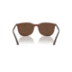 Ray-Ban RB4386F Sunglasses, Transparent Brown Frame, Polarized Brown Lens, Asian Fit, 55, RB4386F-6652AN-55