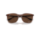 Ray-Ban RB4386F Sunglasses, Transparent Brown Frame, Polarized Brown Lens, Asian Fit, 55, RB4386F-6652AN-55