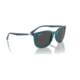 Ray-Ban RB4386F Sunglasses, Transparent Turquoise Frame, Polarized Dark Grey Lens, Asian Fit, 55, RB4386F-6651K8-55