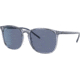 Ray-Ban RB4387 Sunglasses 639980-56 - Trasparent Blue Frame, Blue Lenses