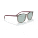 Ray-Ban RB4387 Sunglasses, Evolve Photo Green to Blue Lenses, Transparent Grey, 56, RB4387-6572Q5-56