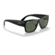 Ray-Ban RJ9287S Wayfarer Nomad Junior Sunglasses - Kids, Black Frame, Dark Green Lens, 48, RJ9287S-100-71-48