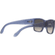 Ray-Ban RJ9287S Wayfarer Nomad Junior Sunglasses - Kids, Transparent Blue Frame, Grey Gradient Lens, 51, RJ9287S-711411-51